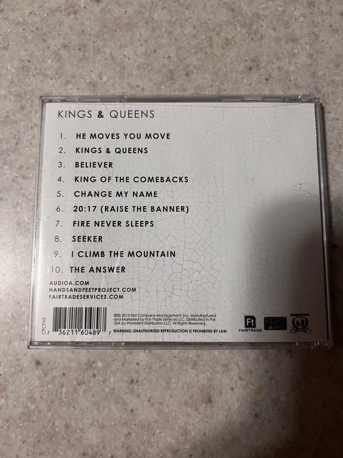 Audio Adrenaline Signed CD Kings & Queens Autograph Auto, image 4