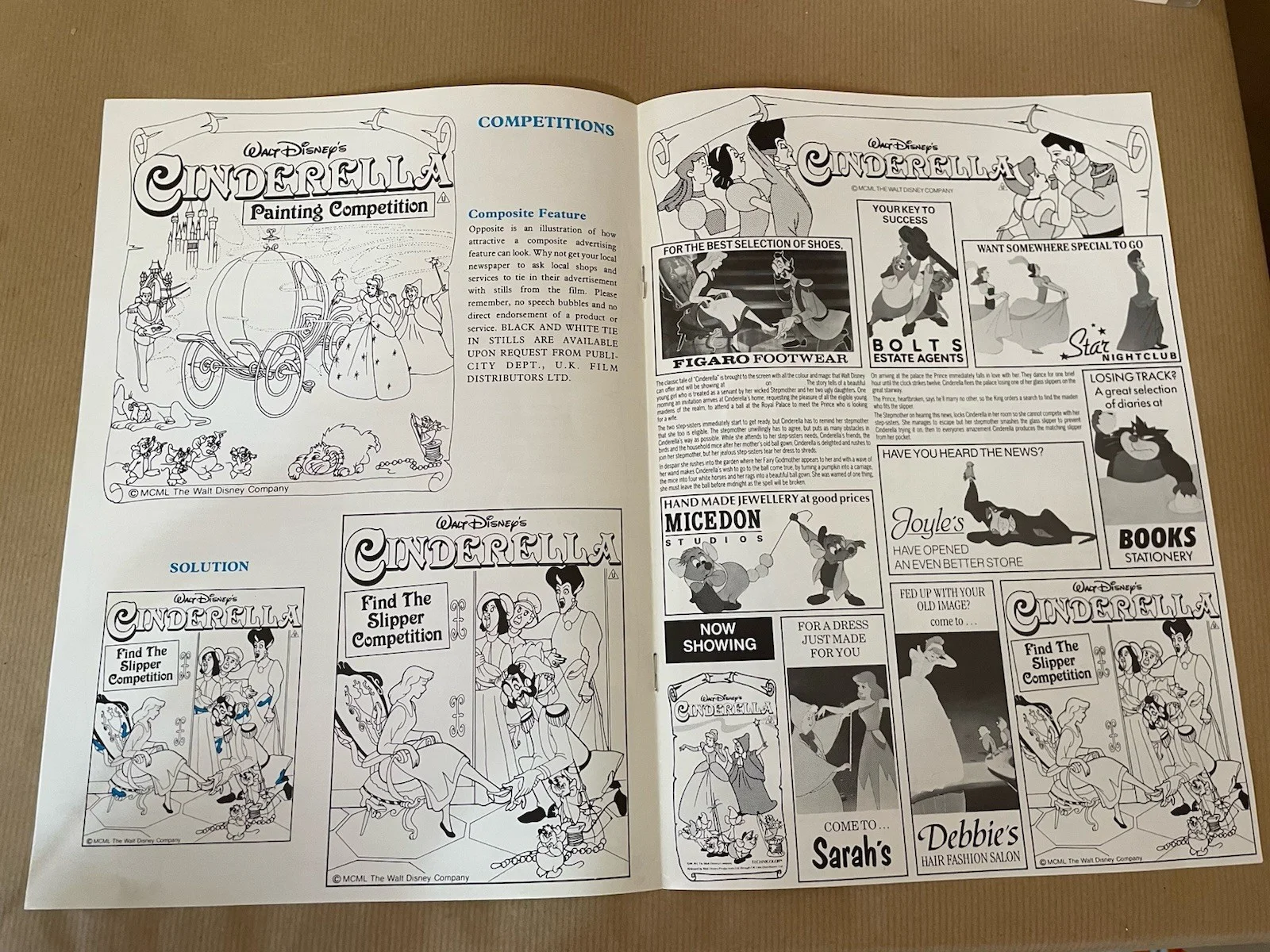 Bundle Of 2 Cinderella Movie Press Campaign Packs. Walt Disney Film. A4, изображение 4