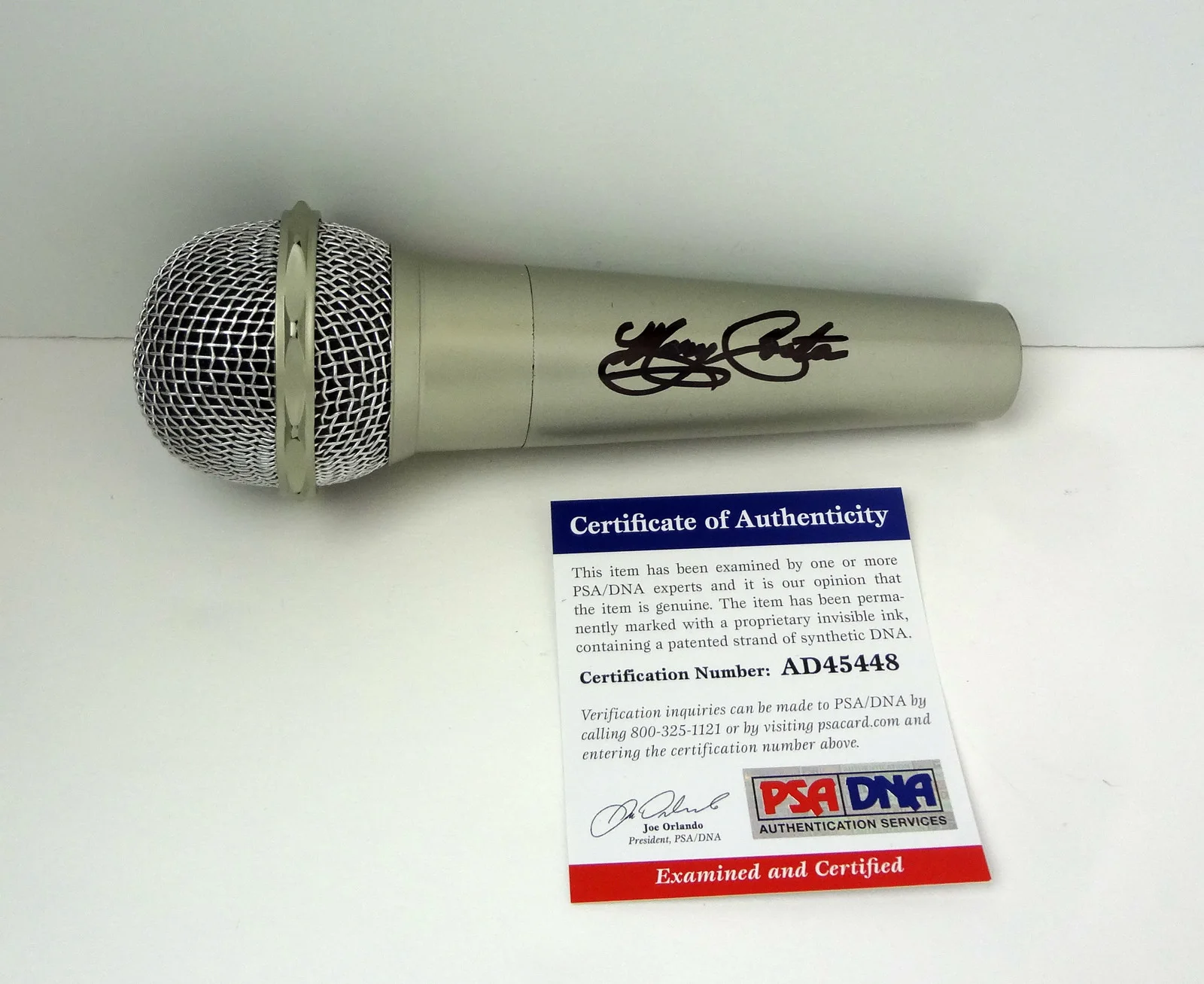 Mary Costa — Mary Costa Sleeping Beauty Signed Autograph Microphone PSA/DNA COA