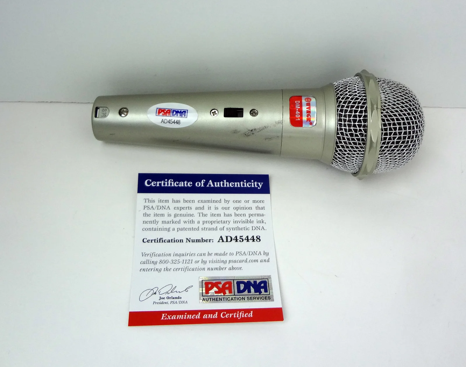 Mary Costa — Mary Costa Sleeping Beauty Signed Autograph Microphone PSA/DNA COA, image 2