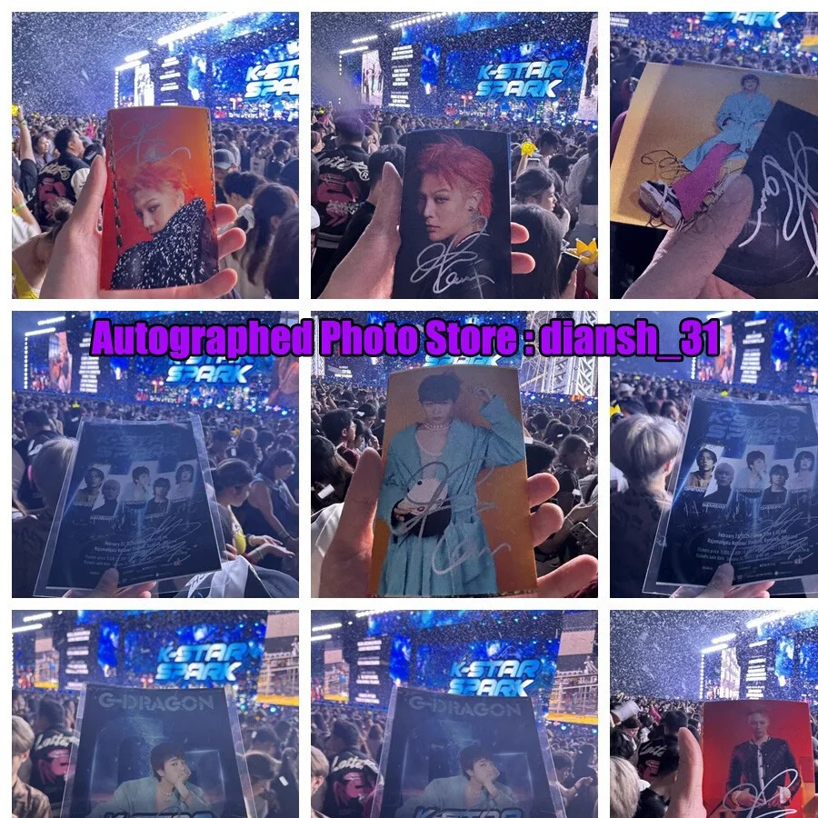 GD — BIGBANG GD Autographed Hand Signed Photo 2025 K-Star Spark Photograph 4*6, image 4