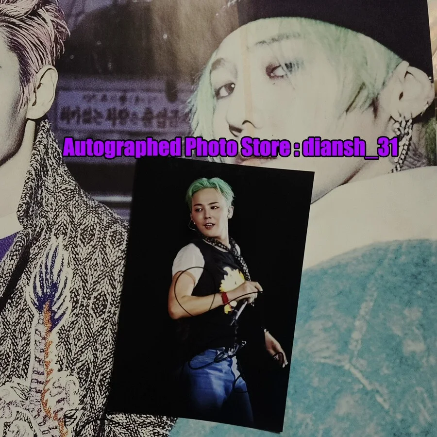 GD — BIGBANG GD Autographed Hand Signed Photo 2025 K-Star Spark Photograph 4*6, image 5