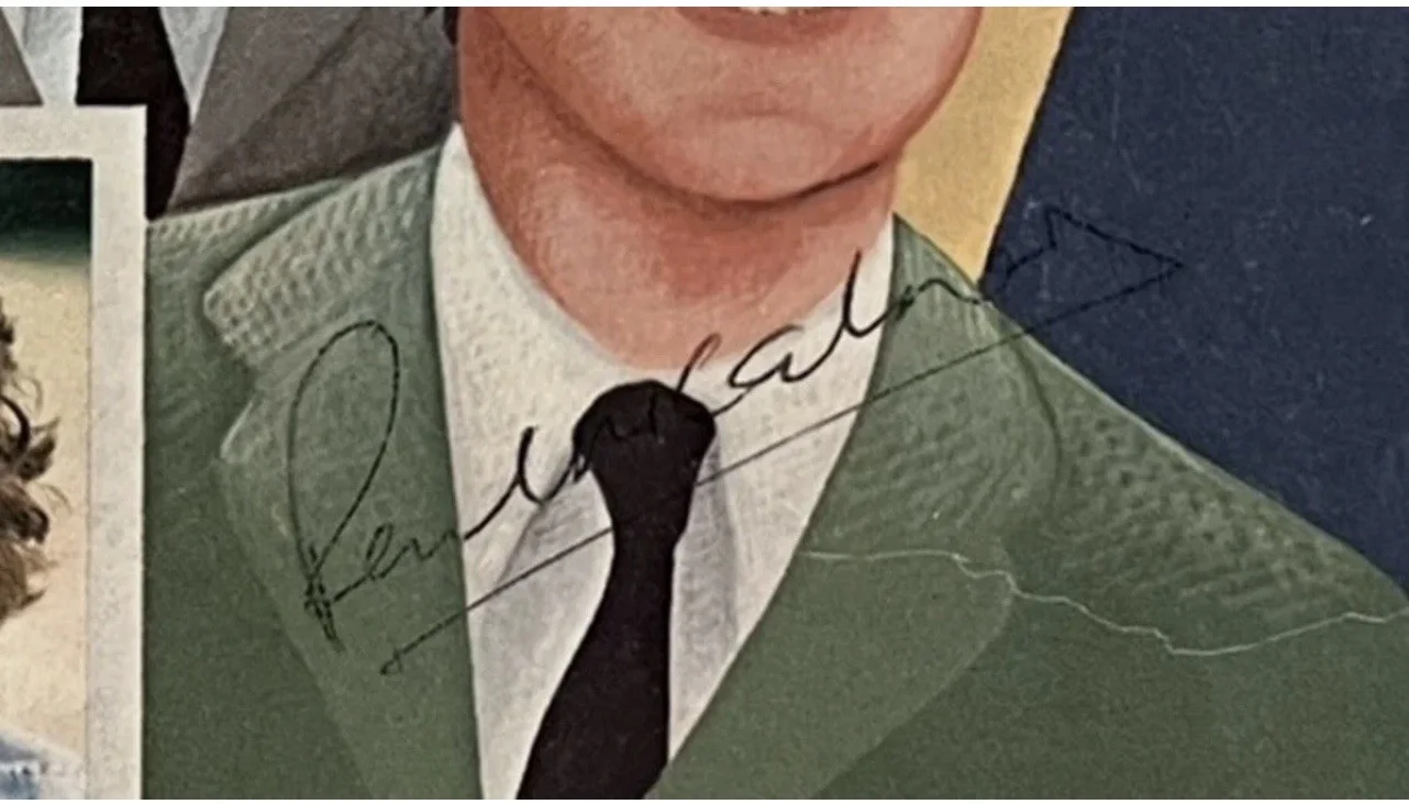 Beatles George Harrison Paul McCartney Ringo Starr Yoko Ono Signed With COA, image 3
