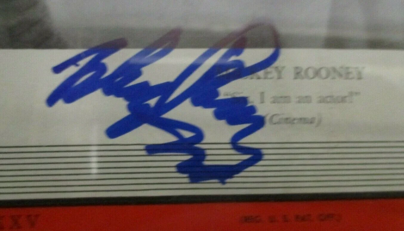 Mickey Rooney — Time Magazine from March 18, 1940 w/Mickey Rooney Autograph & COA, Full Magazine, изображение 2