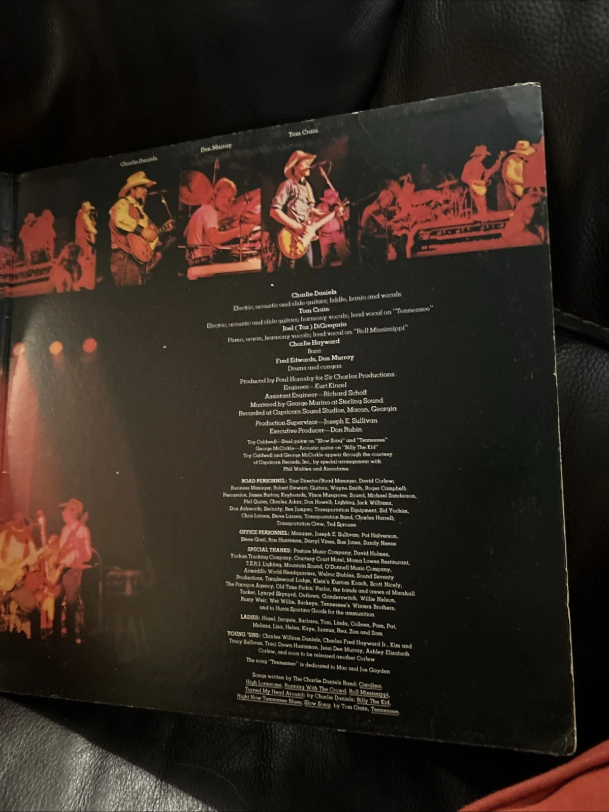 CHARLIE DANIELS AUTOGRAPHED HIGH LONESOME VINYL LP 1976 EPIC FIRST PRESS, изображение 5
