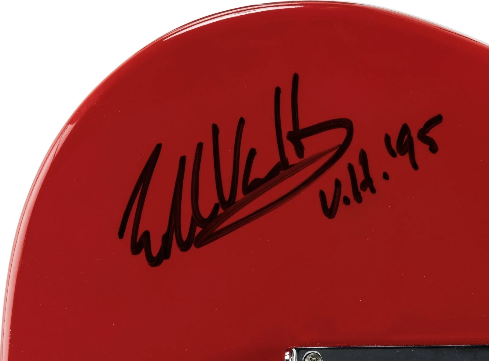 Eddie Van Halen Signed Peavey Guitar Autographed VH On Body PSA PSA/DNA, изображение 2