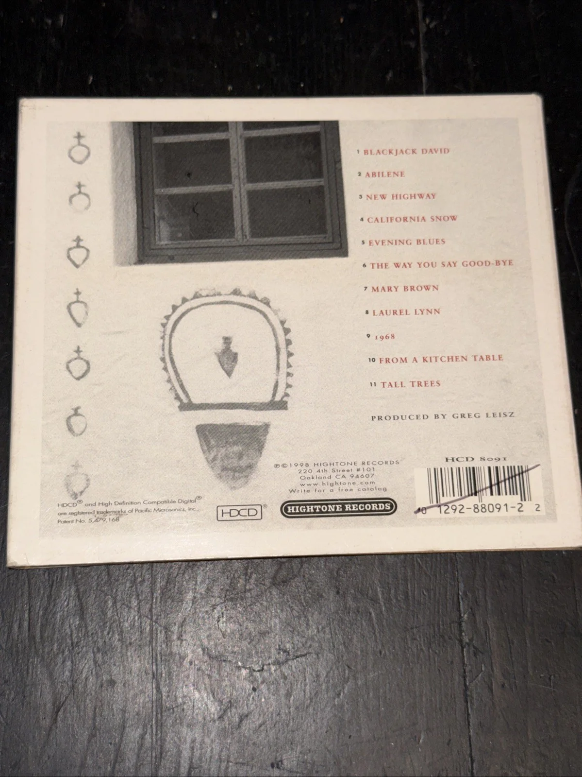 Authentic Vintage 90’s Signed Dave Alvin Blackjack David Promo CD, image 2