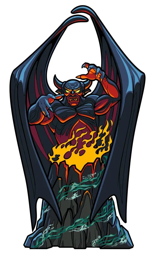 FiGPiN Chernabog (0966) Disney Fantasia 3-Inch Enamel Pin, изображение 3