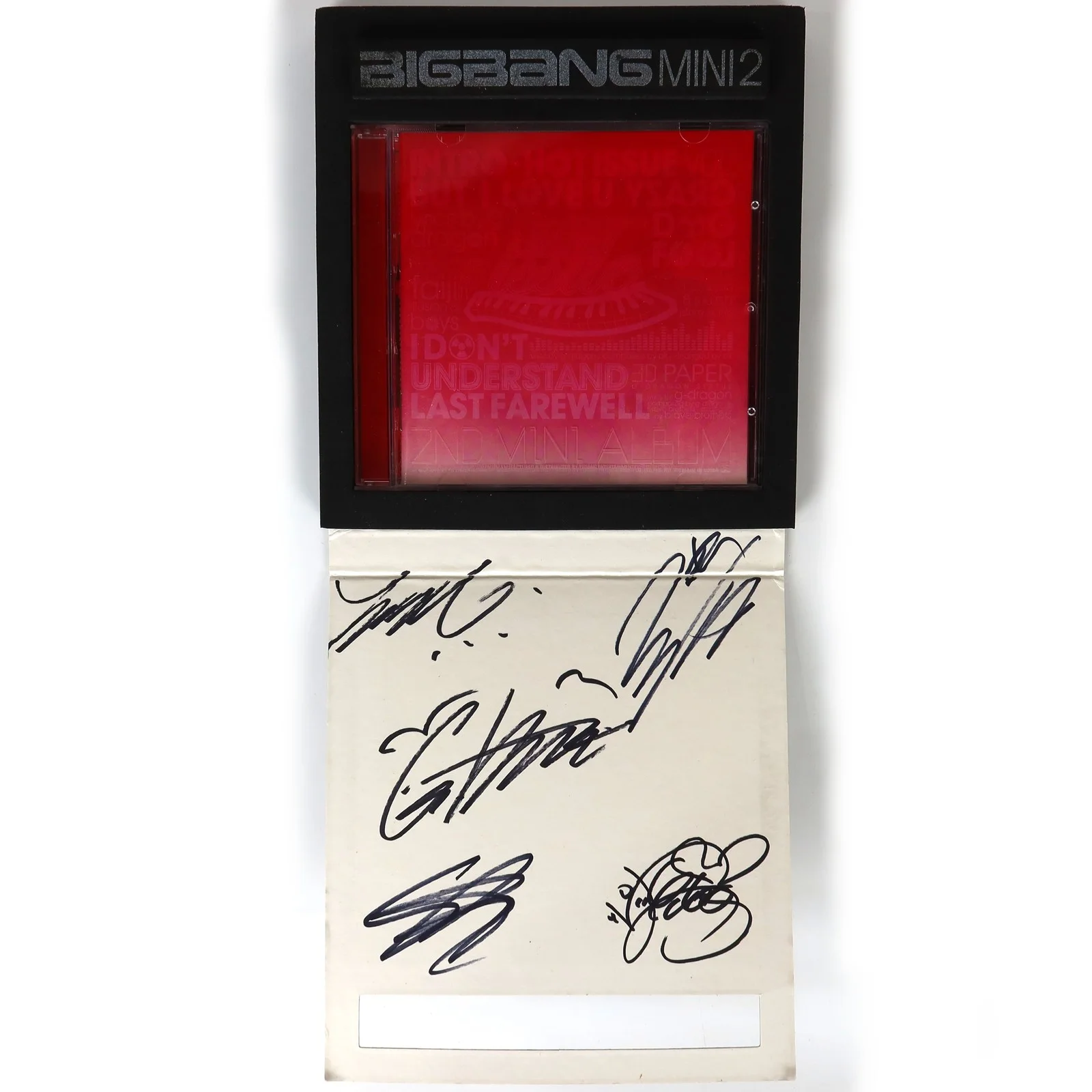 Bigbang - Hot Issue 2nd Mini Album Signed Autographed CD 2007, image 4