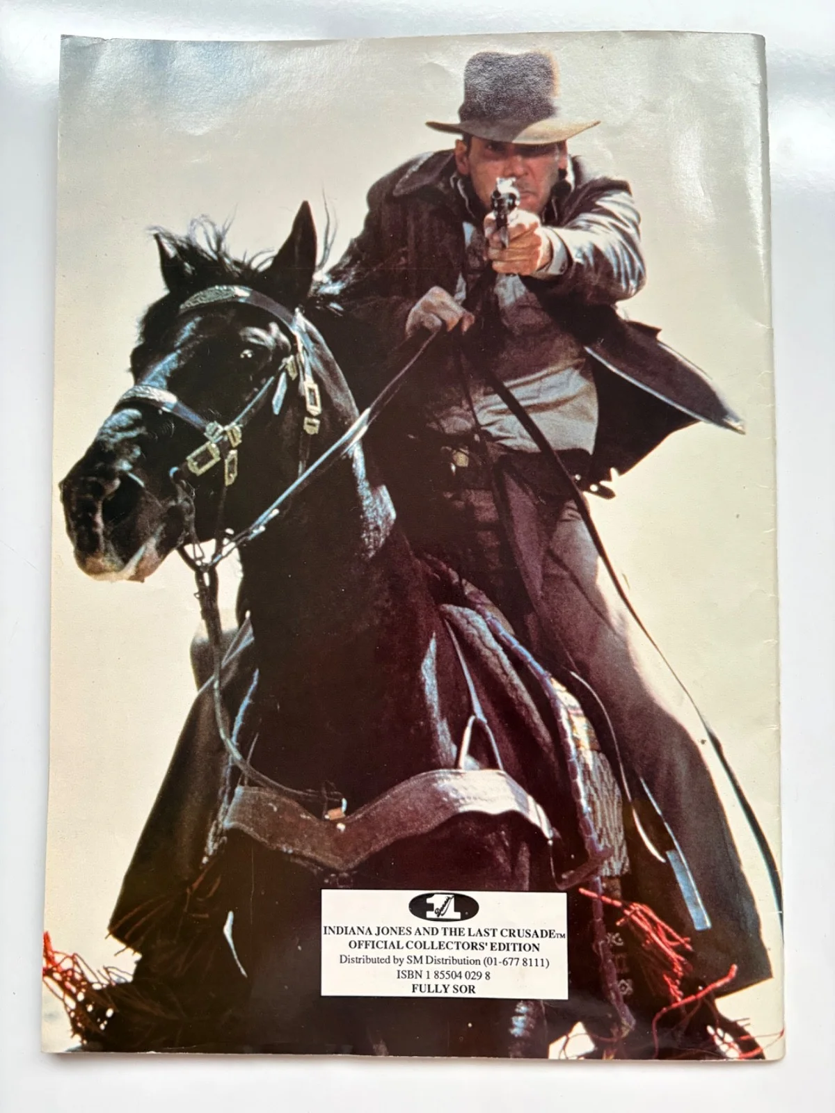 Vintage Indiana Jones and The Last Crusade Booklet Programme, image 2