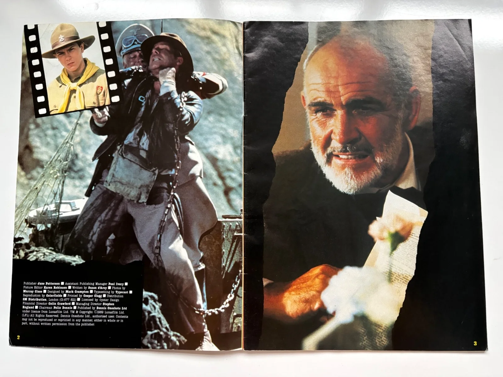 Vintage Indiana Jones and The Last Crusade Booklet Programme, image 3