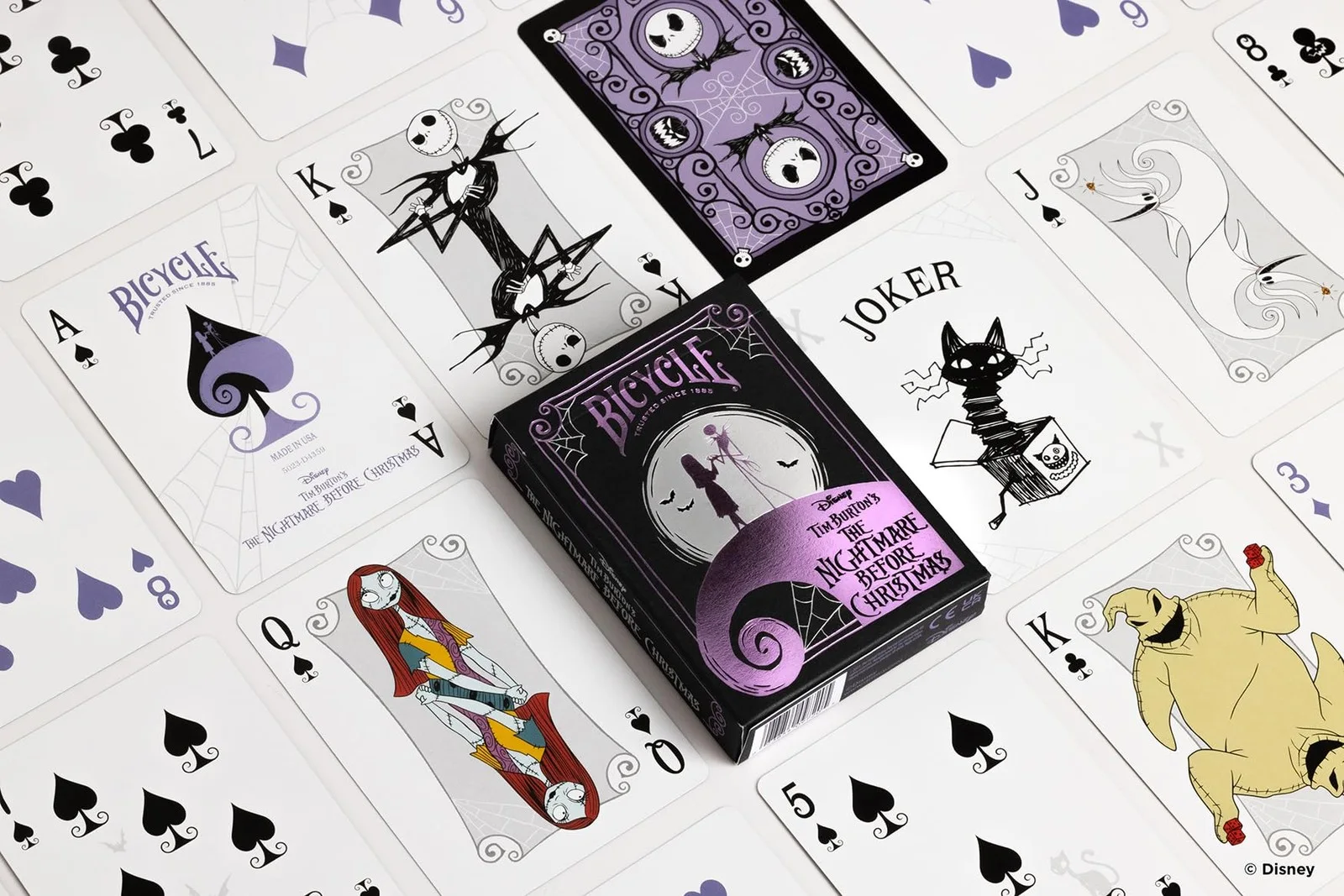 Bicycle Disney Nightmare Before Christmas Playing Cards - 1 Deck, Air Cushi, image 3