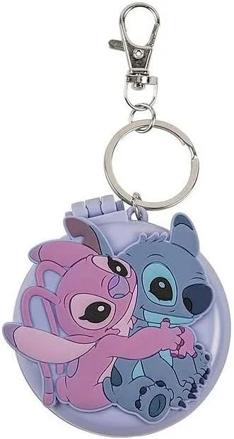 Peers Hardy - Disney Lilo and Stitch Blue and Pink Compact Mirror and Hairbrush, изображение 2