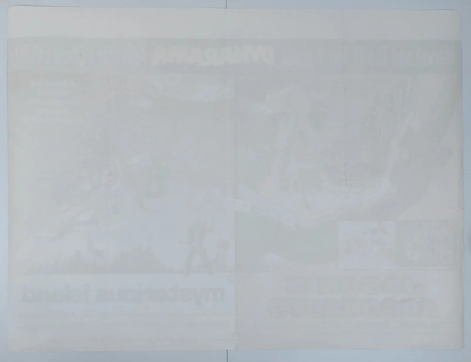 JASON AND THE ARGONAUTS / MYSTERIOUS ISLAND ORIGINAL UK QUAD DB FILM POSTER 1963, изображение 3