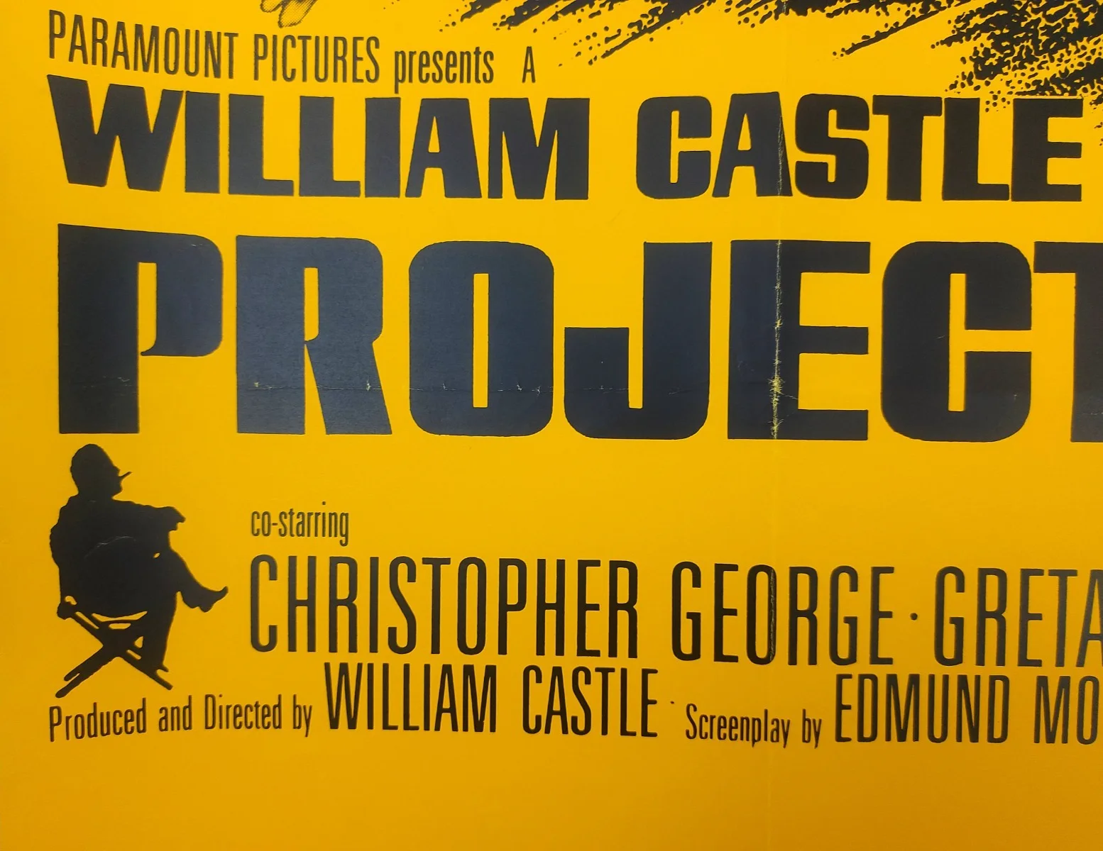PROJECT X ORIGINAL UK QUAD MOVIE POSTER 1968, image 4