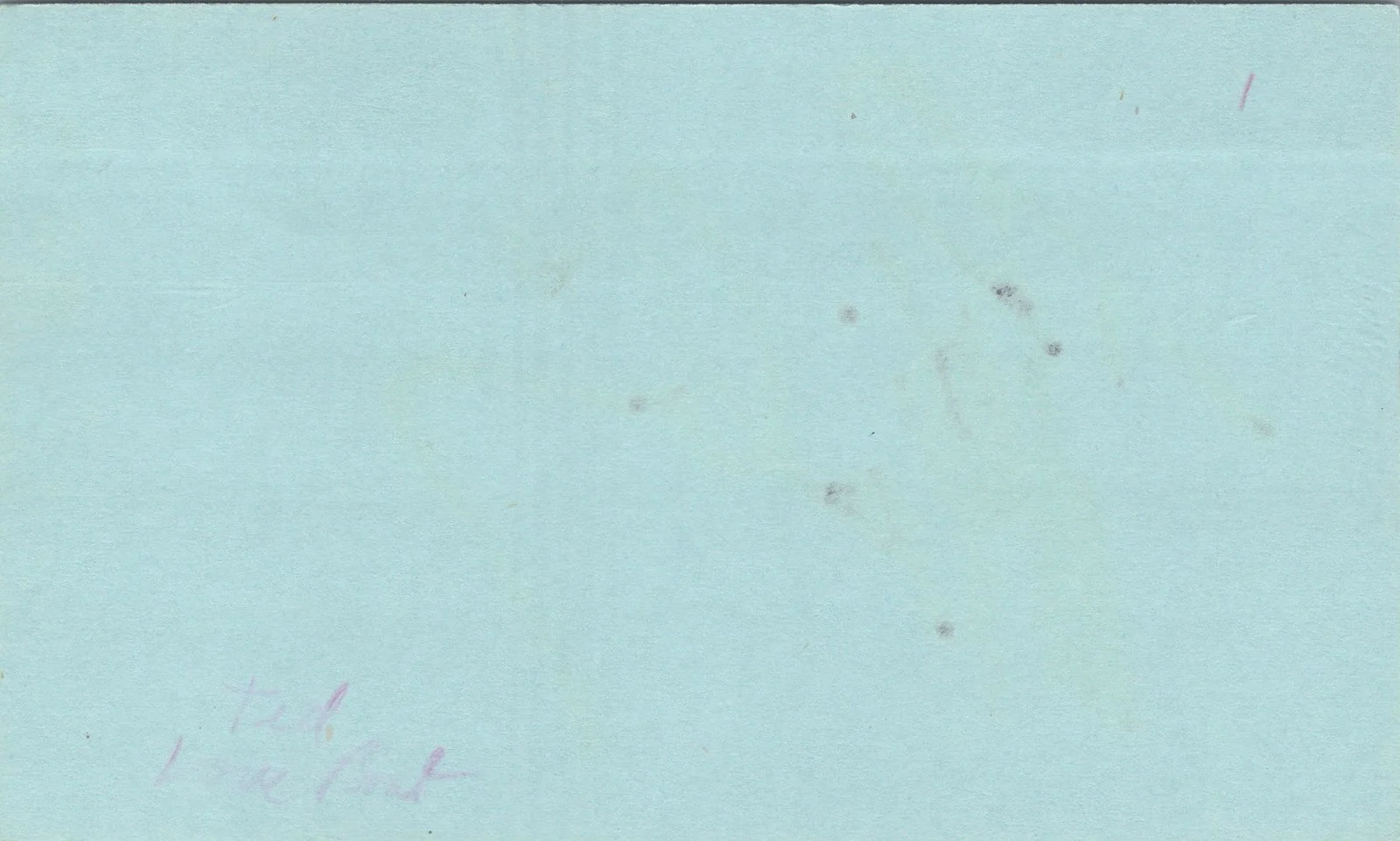 Ted McGinley — Ted McGinley Signed 3x5 Index Card Autographed, image 2