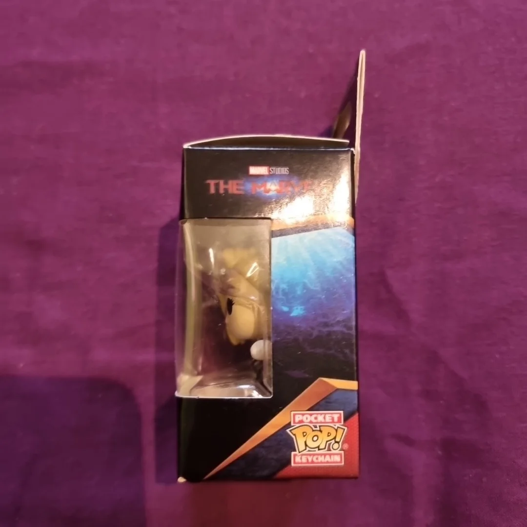 Captain Marvel Funko Pocket Pop Keychain Keyring Boxed Superhero Bobble Head, изображение 2