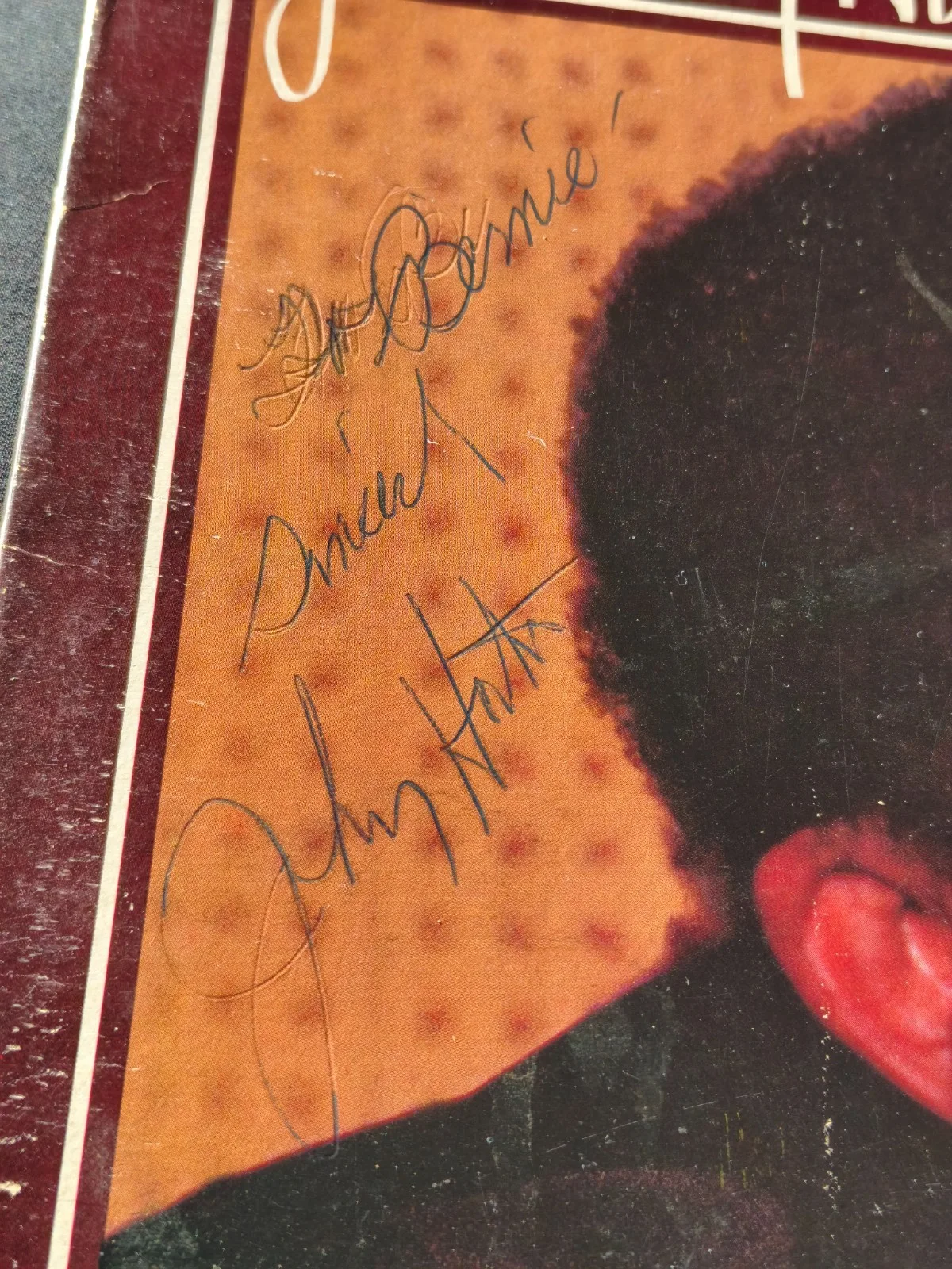 Johnny Hartman signed autographed lp original jazz great rare, image 3