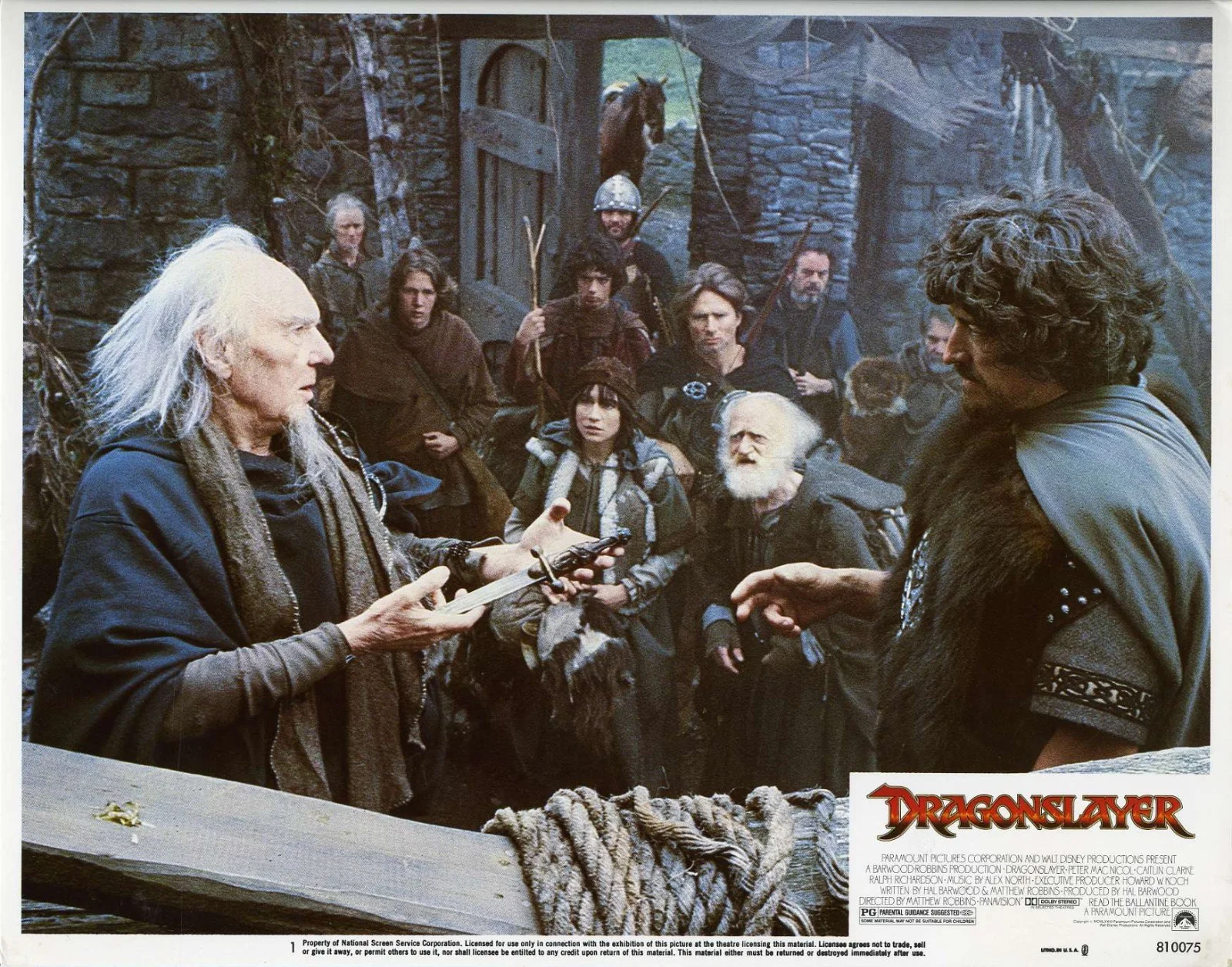 VINTAGE Style "Dragonslayer" 1981 9x Lobby Cards Premium Reproduction Postcards, изображение 4