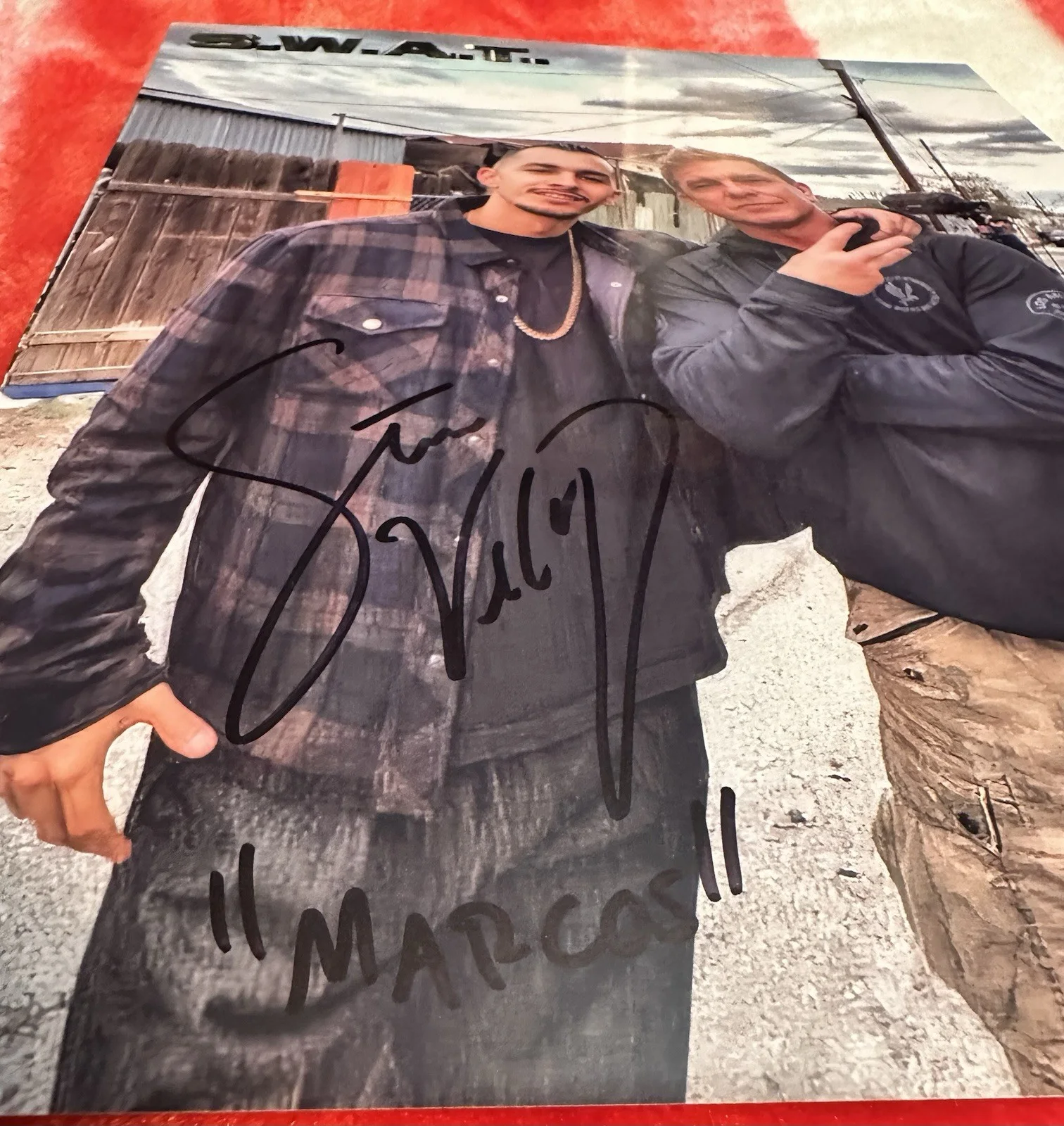 Steve Villegas Signed SWAT 8X10 Photo, image 2