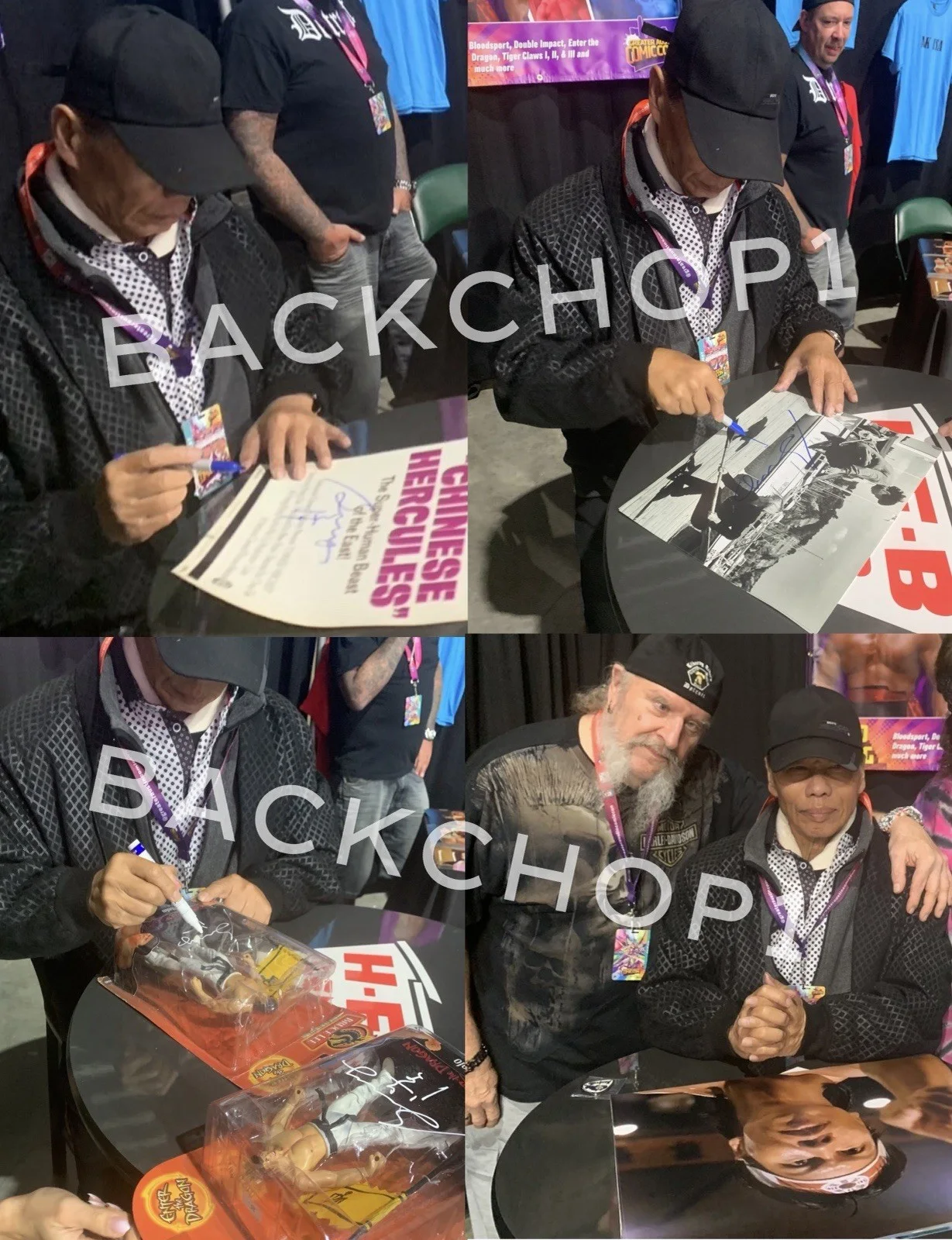 RARE! Bolo Yeung Signed 16x20 Photo BLOODSPORT PROOF!, изображение 3