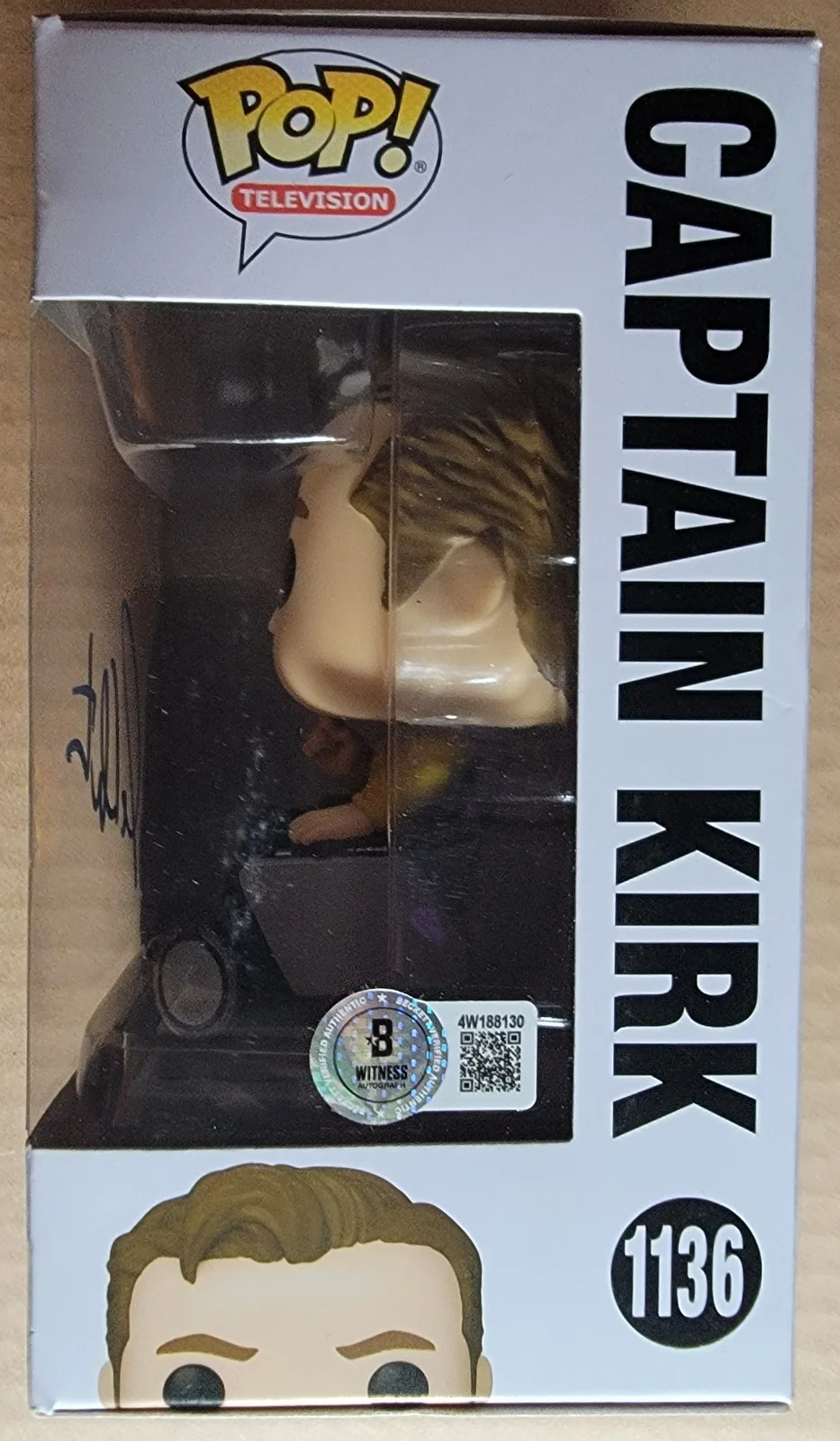 William Shatner — William Shatner Authentic Signed Funko PoP! #1136 W/ Beckett BAS COA Star Trek, image 2