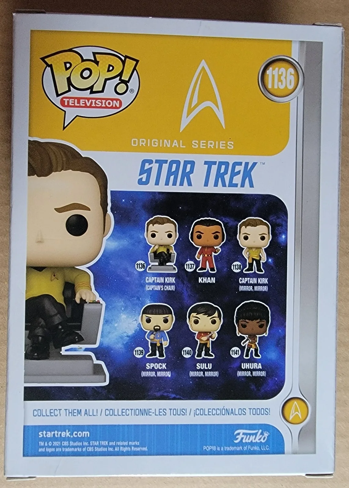 William Shatner — William Shatner Authentic Signed Funko PoP! #1136 W/ Beckett BAS COA Star Trek, image 3