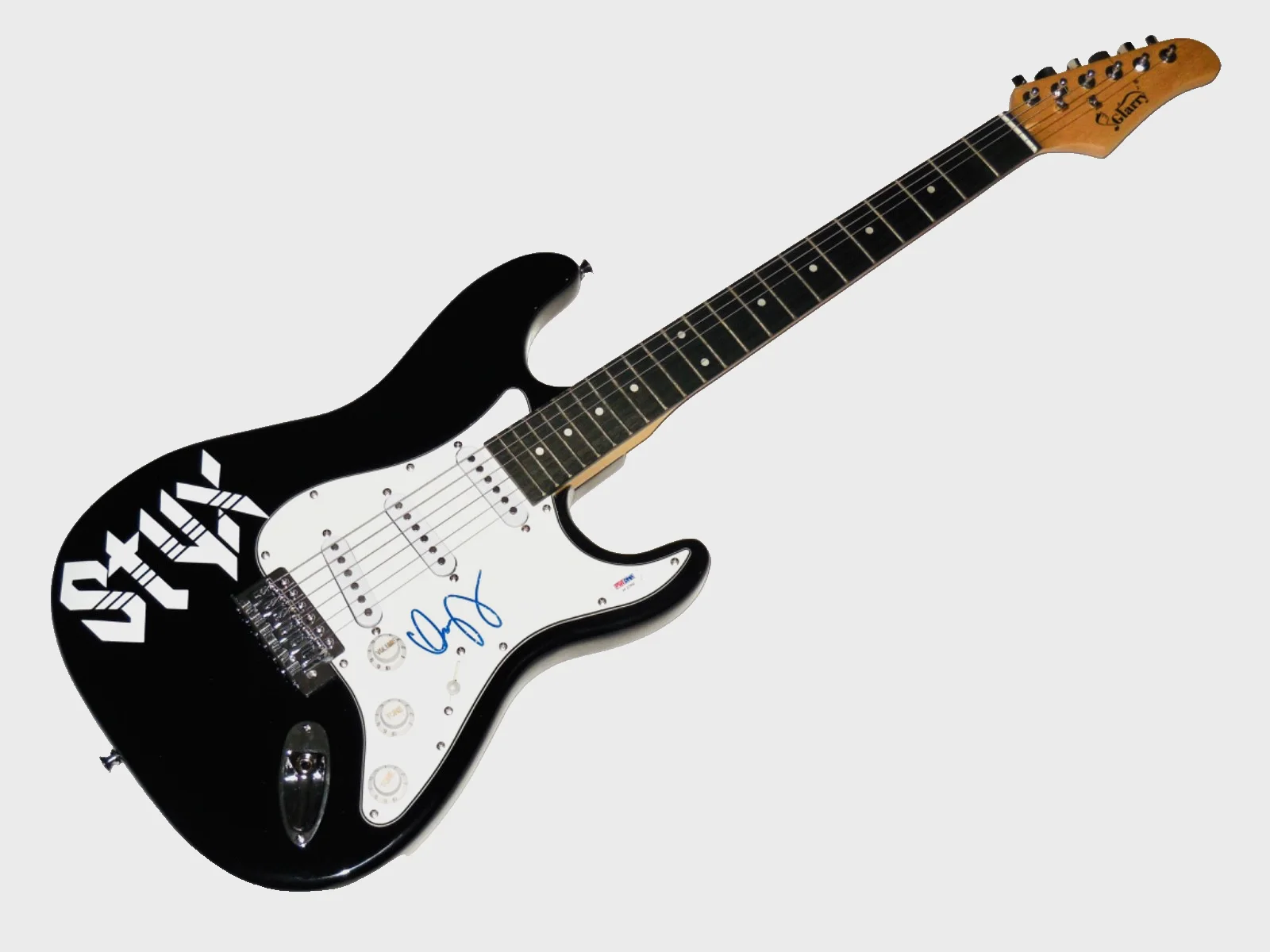DENNIS DEYOUNG AUTOGRAPHED ELECTRIC GUITAR (STYX) - PSA DNA!, image 4