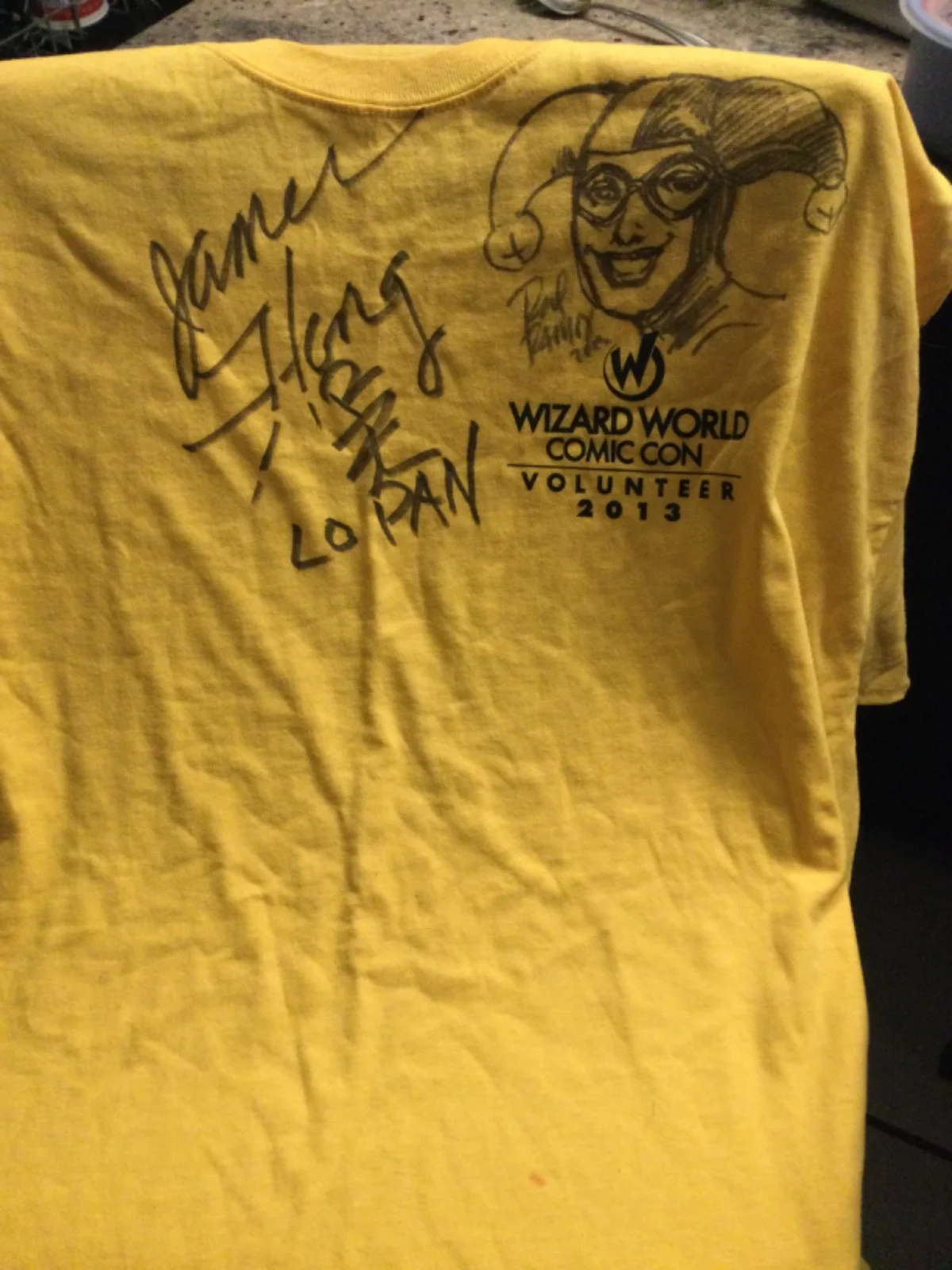 James Hong — James Hong signed wizardcon Tshirt (Lo Pan), image 4