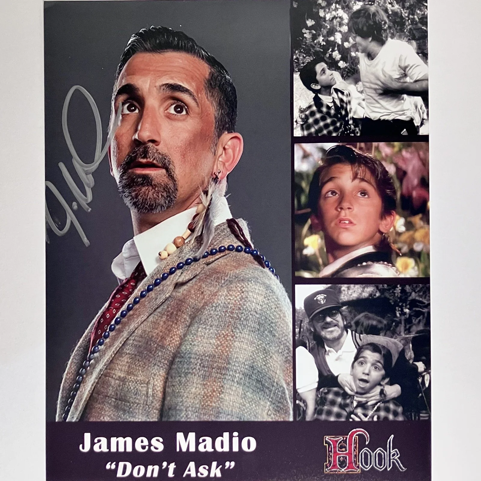 James Madio — HOOK Signed 8x10 / JAMES MADIO as LOST BOY / “Band Of Brothers”, “The Penguin”, изображение 2