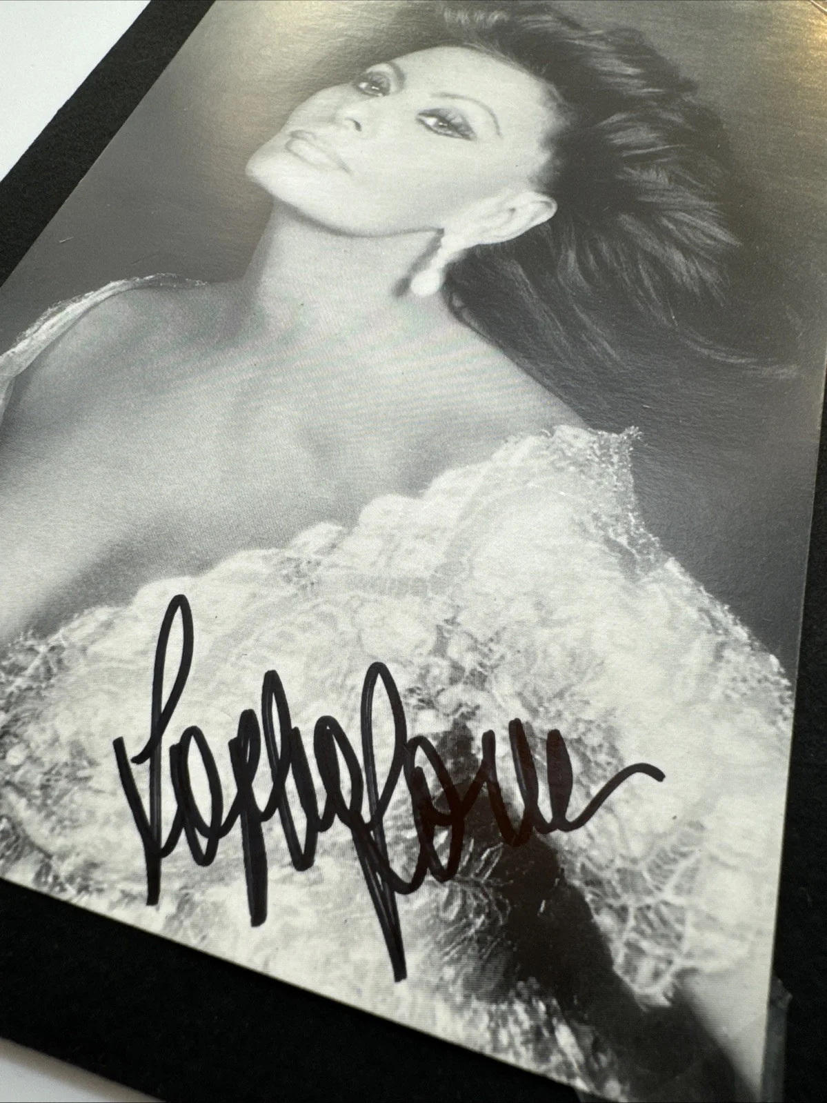 Sophia Loren — Sophia Loren Autographed Photo Actress, image 2