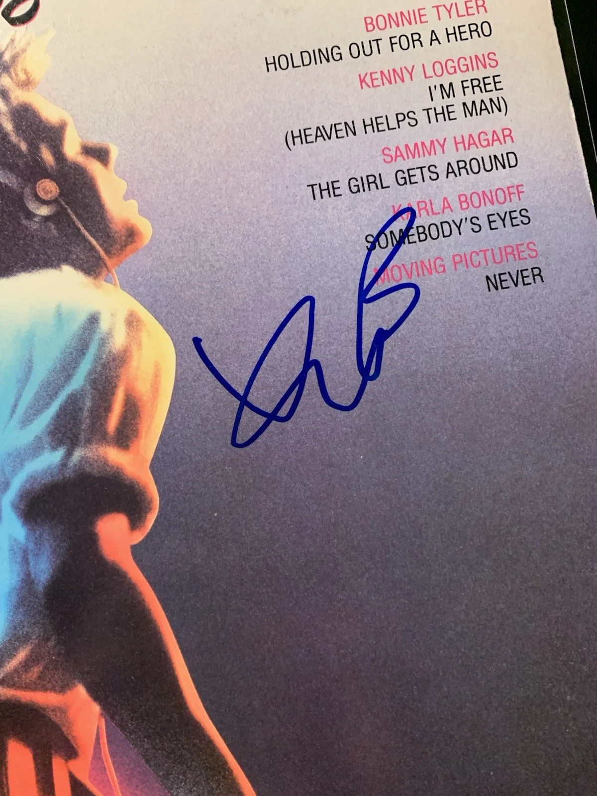 Kevin Bacon signed Footloose Vinyl Record Album Actor Auto, изображение 2