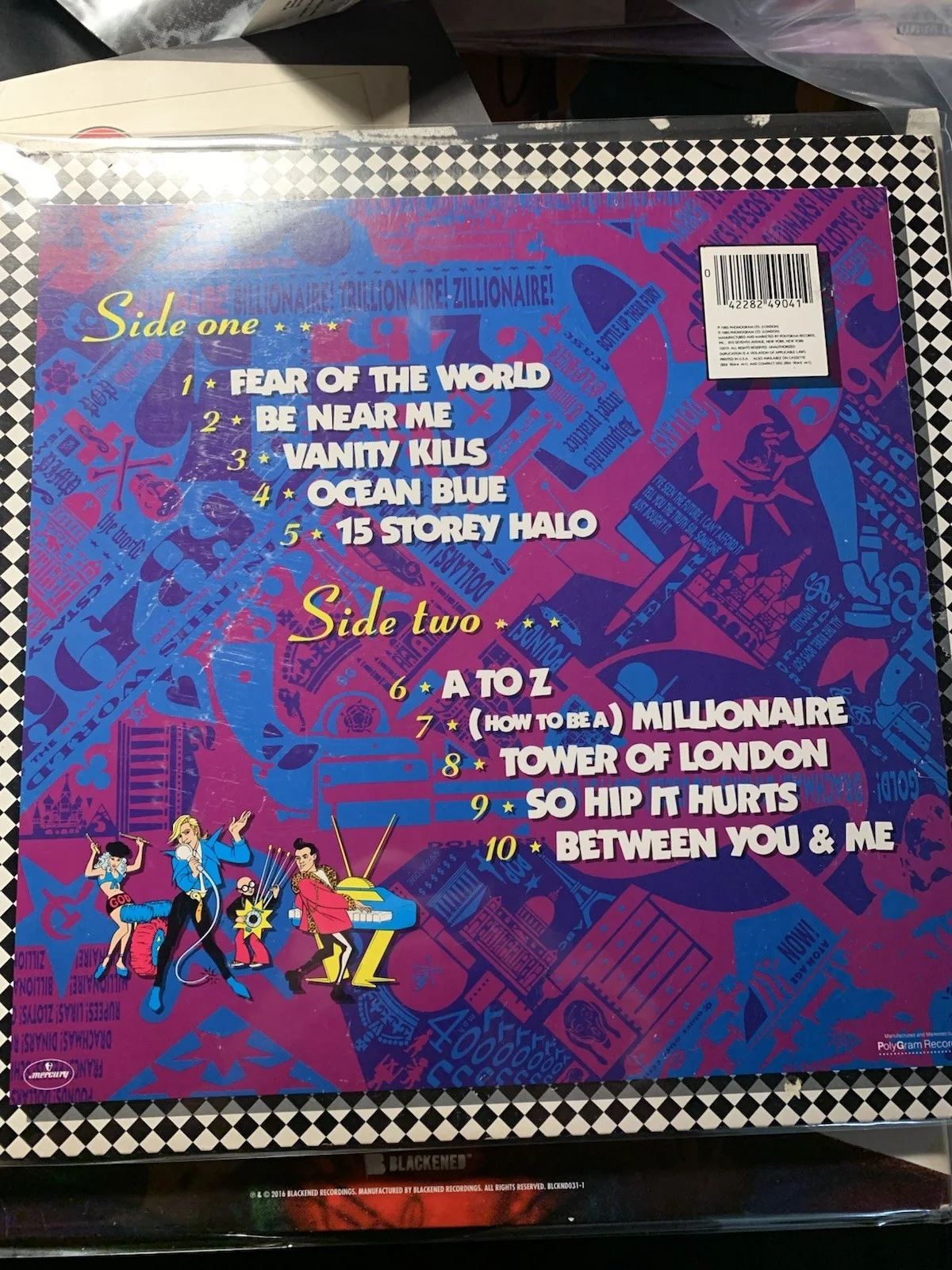 Martin Fry ABC Signed Autographed Record LP Vinyl, image 2