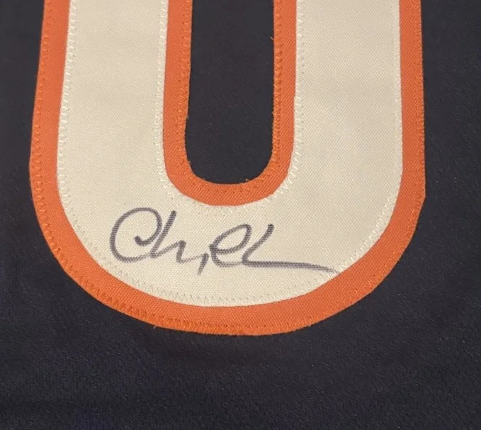 chevy chase — Chevy Chase Signed Clark Griswold Chicago Bears Custom Authentic Jersey JSA, image 2