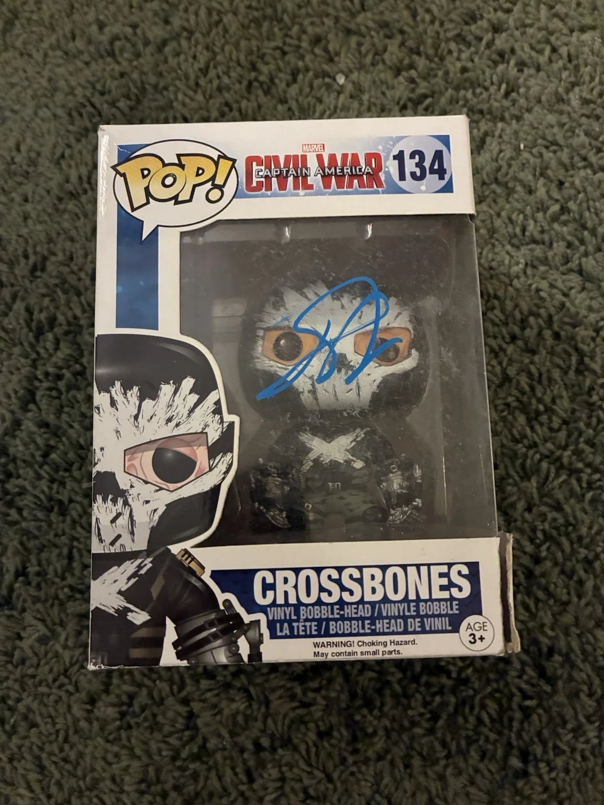Frank Grillo Signed Autographed Crossbones Funko Pop Captain America Marvel, image 2