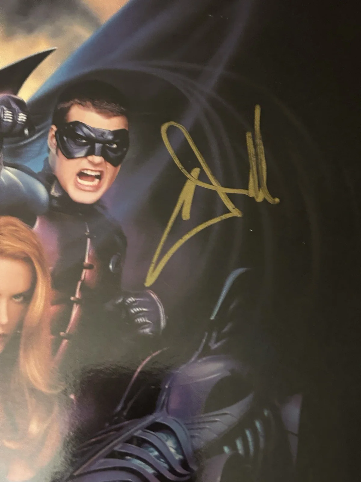 Val Kilmer — Val Kilmer SIGNED Batman Forever Autograph Beckett Chris O'Donnell photo poster, изображение 3