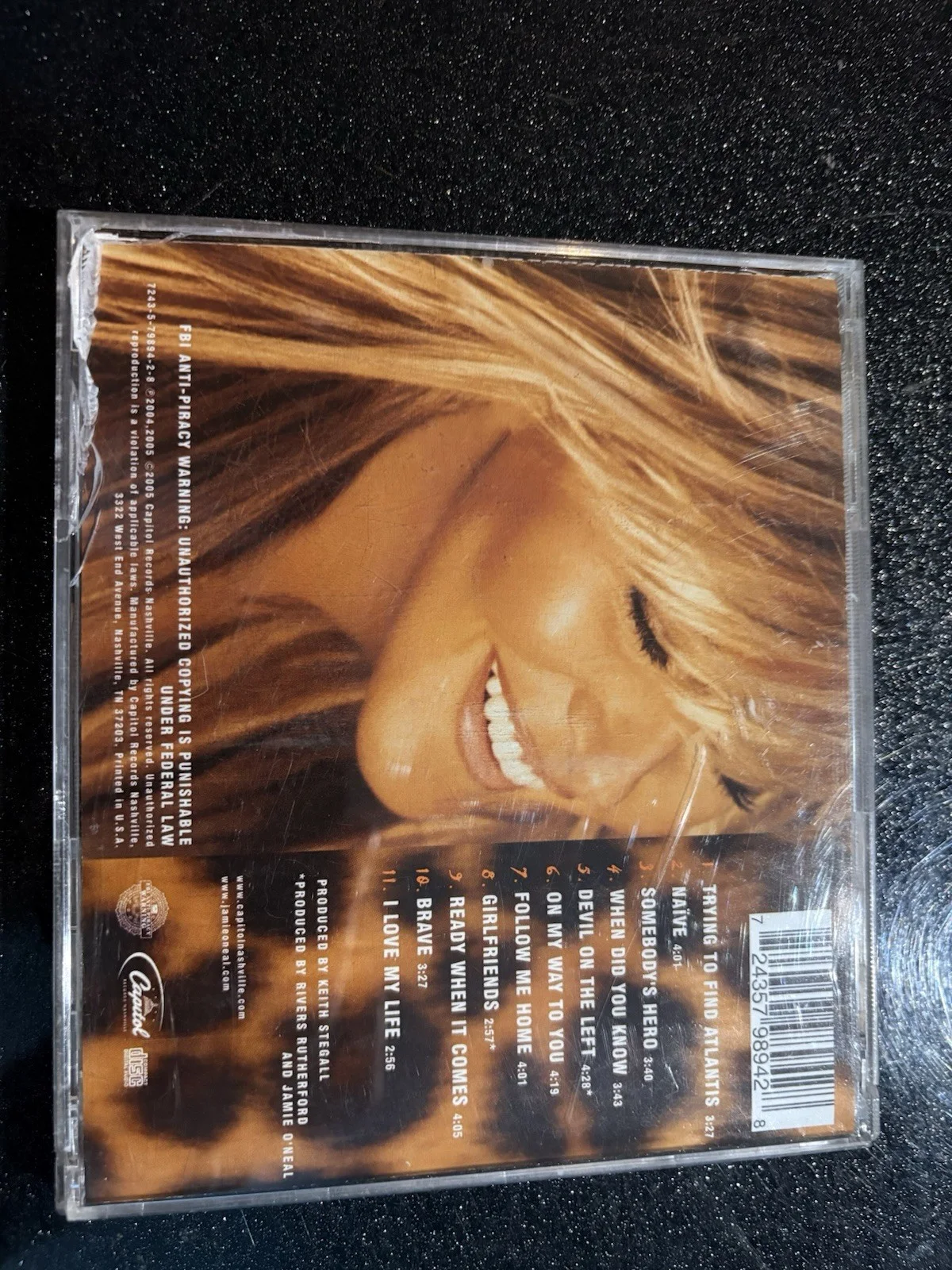 Jamie O'Neal Signed/Autographed CD "Brave", image 5