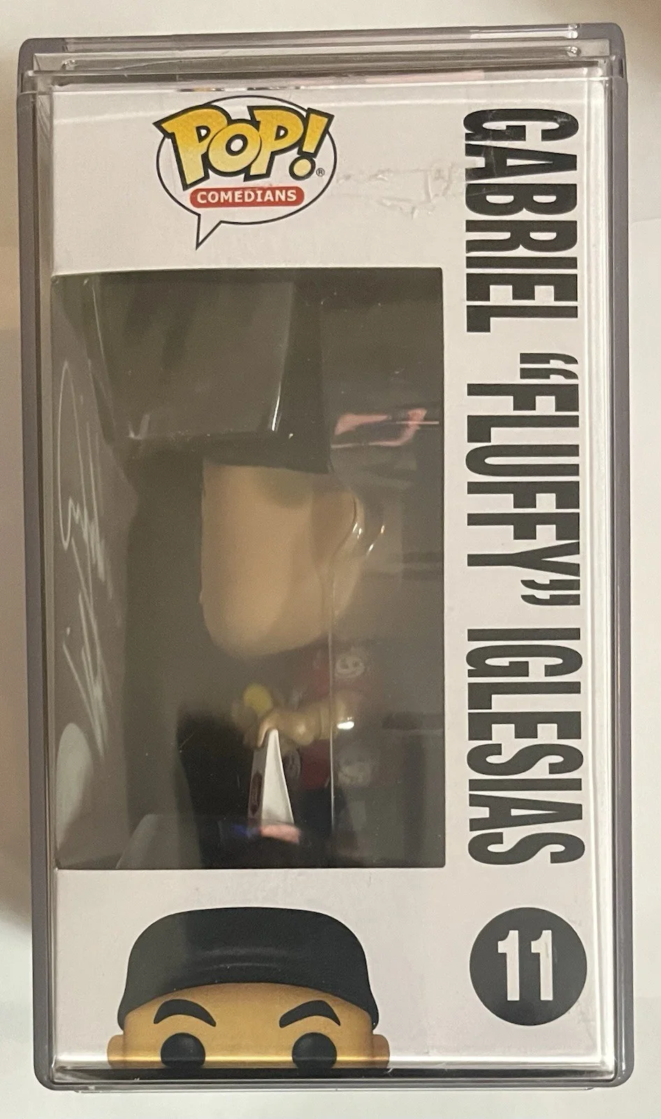 Gabriel Fluffy Iglesias — Gabriel “Fluffy” Iglesias Signed Funko Pop # 11. Jack In The Box Special Ed., image 2