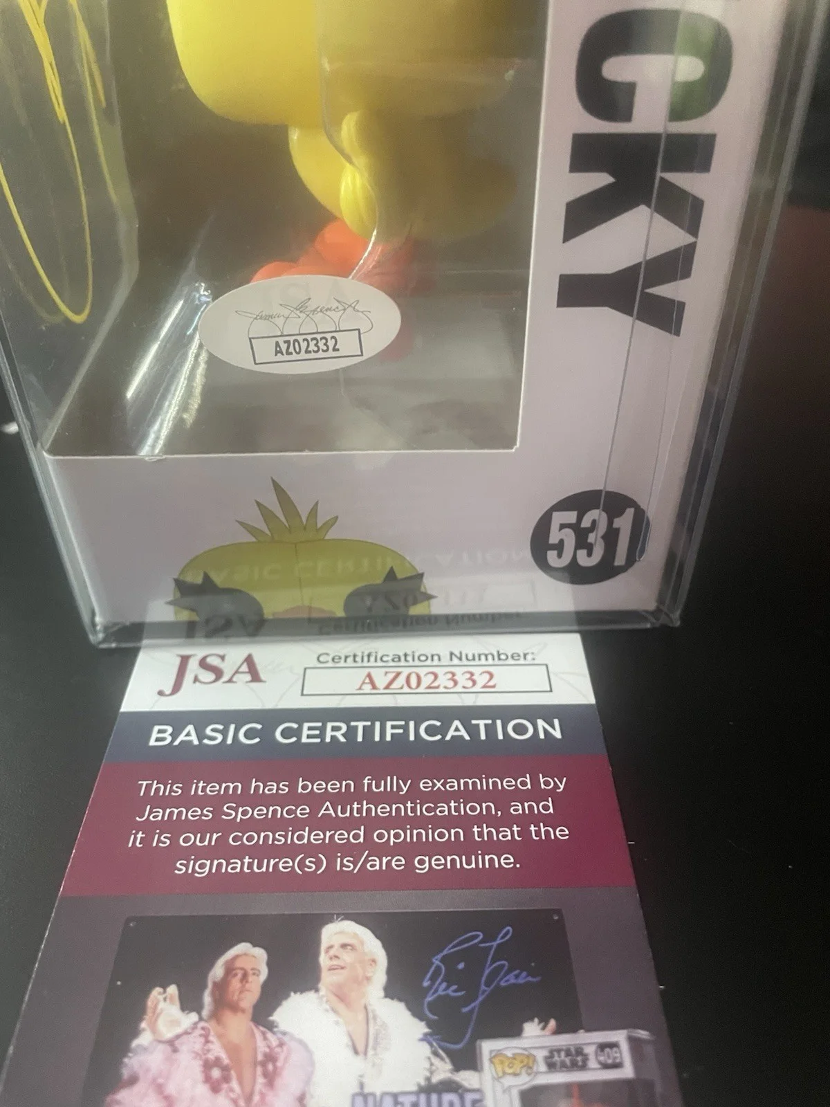 Keegan Michael Key — Keegan Michael Key Signed Funko Pop #531 Ducky Toy Story JSA COA W/ Protector, image 2