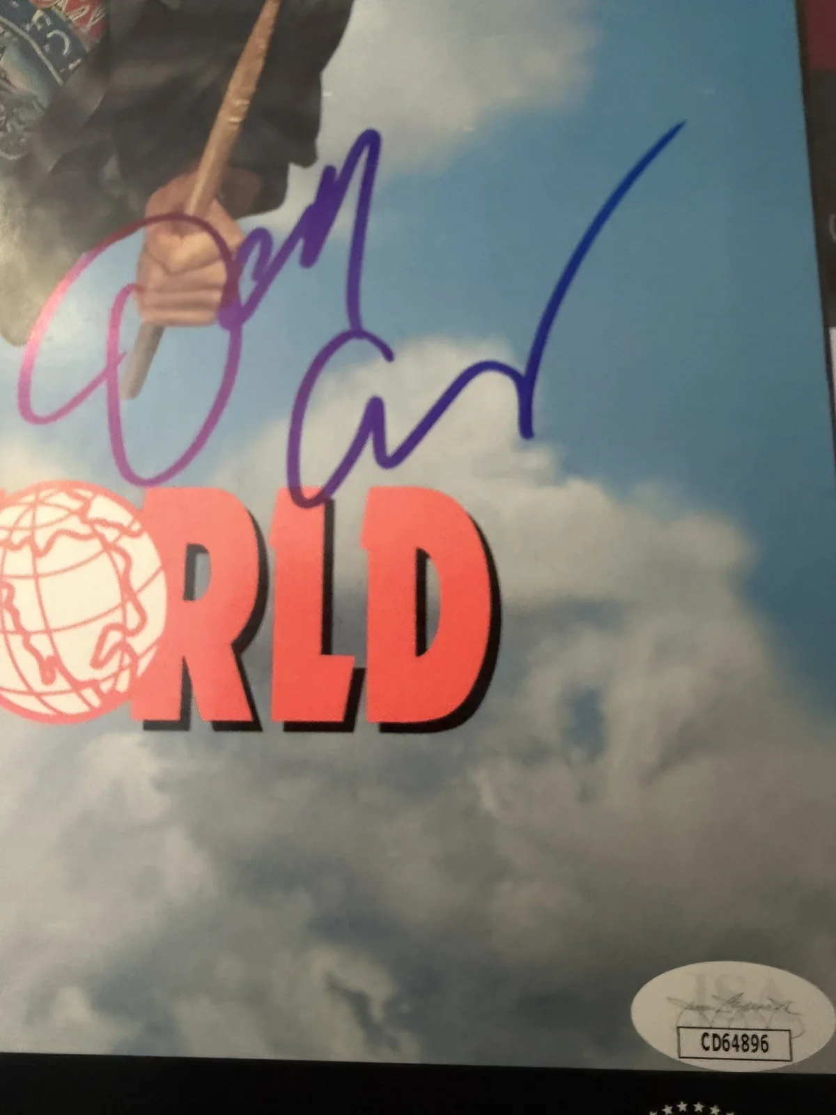 🎸📼 WAYNE’S WORLD LaserDisc – SIGNED by Dana Carvey (Garth) | JSA 🎬🤘, image 2