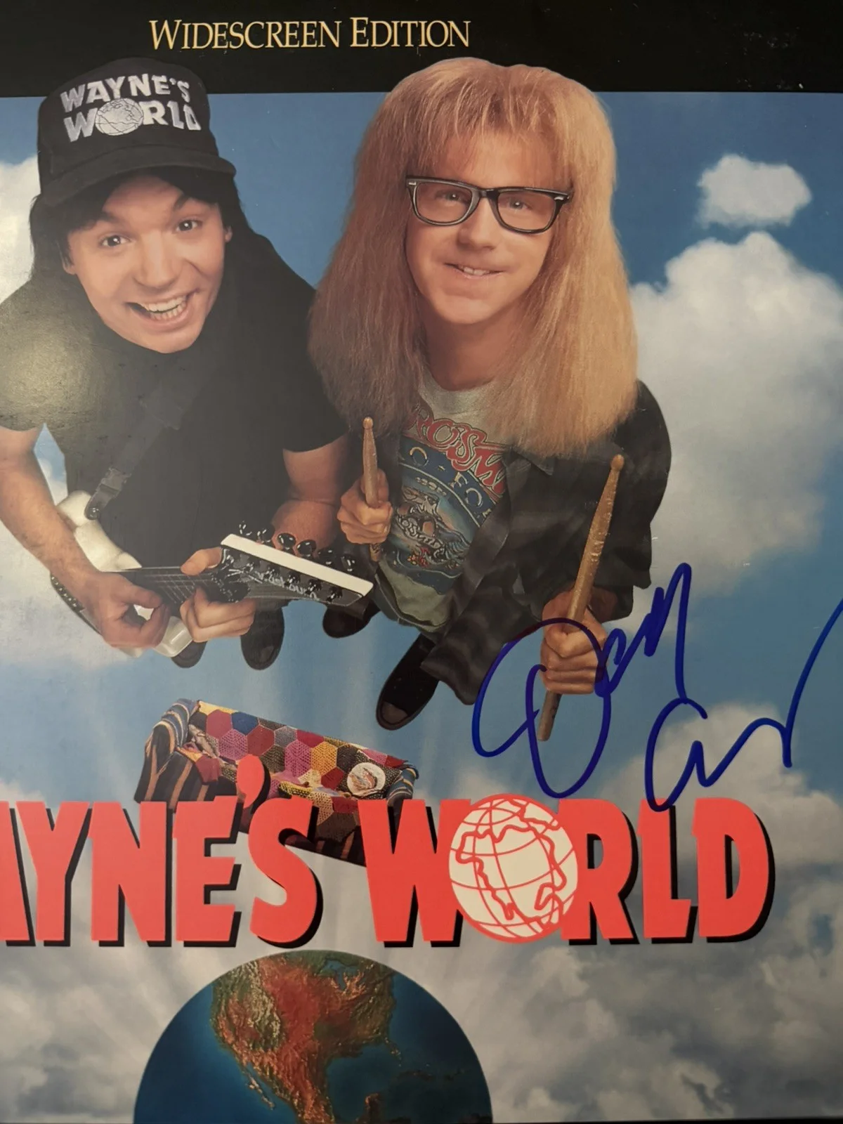 🎸📼 WAYNE’S WORLD LaserDisc – SIGNED by Dana Carvey (Garth) | JSA 🎬🤘, image 3