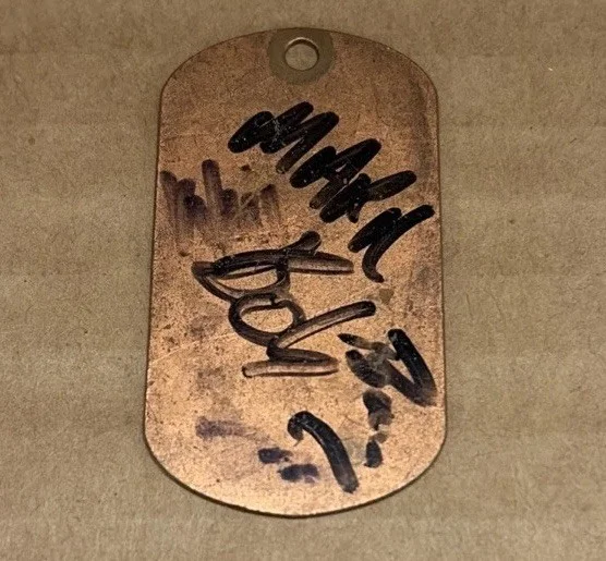 Audio Adrenaline Signed Bloom Dog Tag 1996, image 2