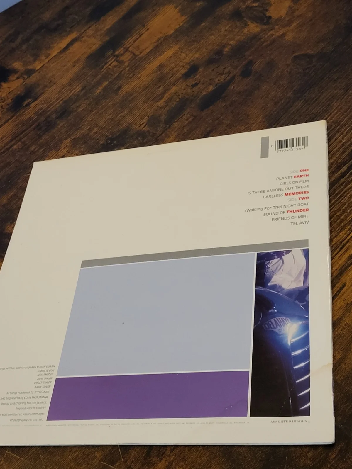 DURAN DURAN Self Titled 12" Vinyl LP 1981 Great Condition, image 2