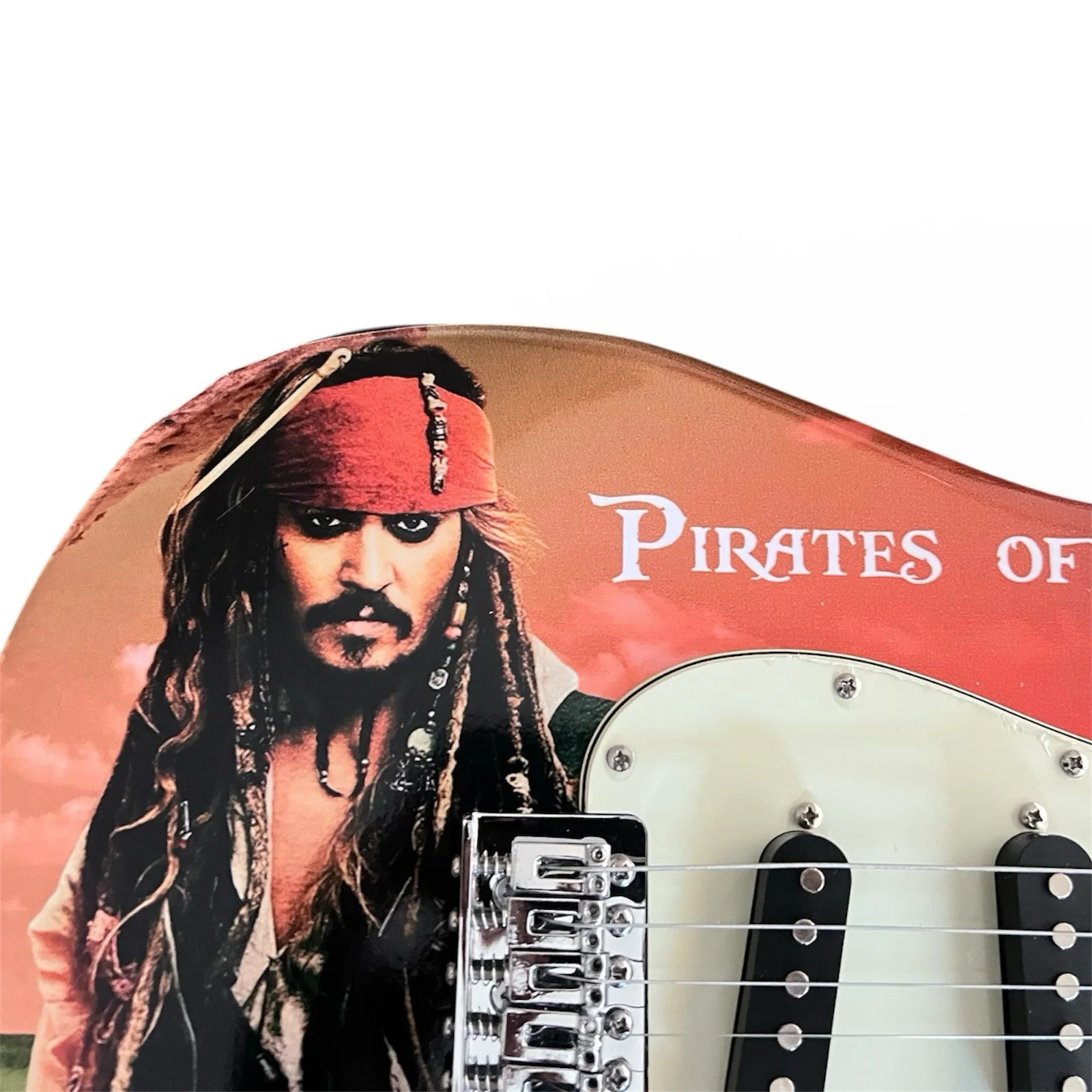 Johnny Depp — Johnny Depp Signed Autographed Custom Guitar JSA COA PIRATES OF THE CARIBBEAN, изображение 4