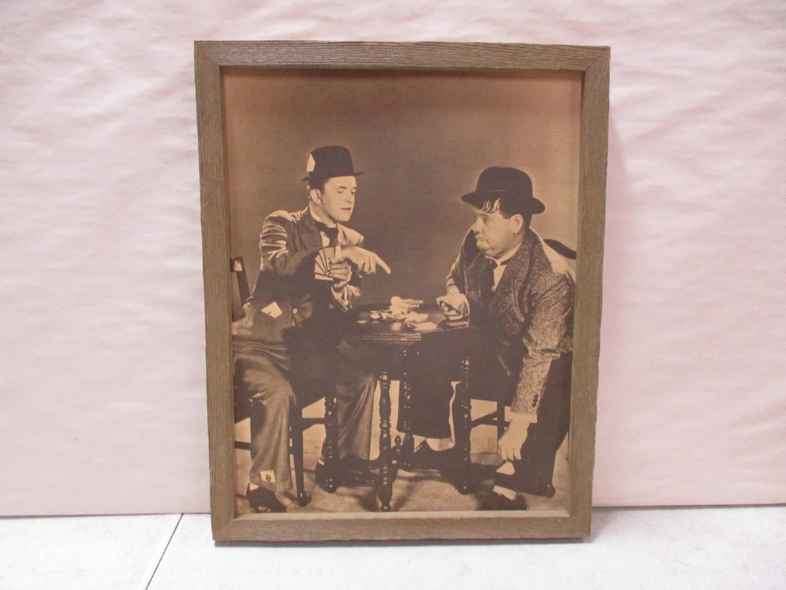 na — 3 Laurel and Hardy Photos and Sketch Signed by Artist, image 2