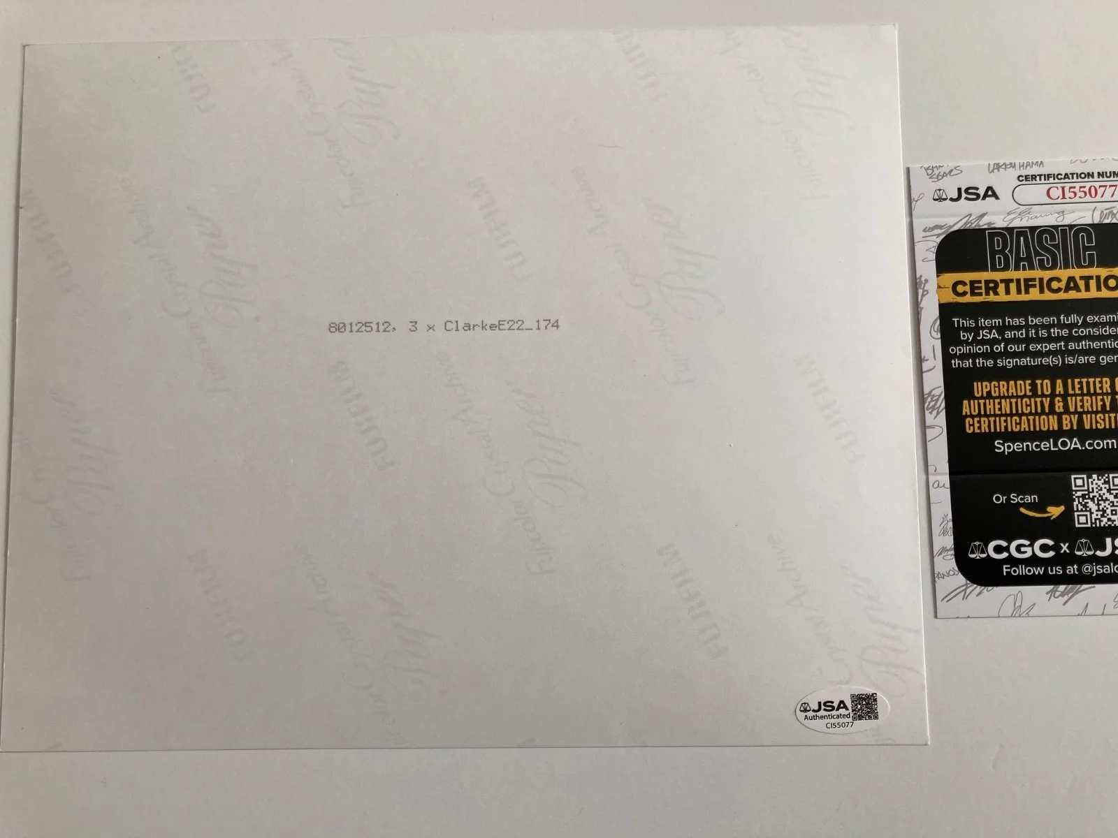 EMILIA CLARKE — EMILIA CLARKE signed 8x10 "GAME OF THRONES" photo JSA #CI55077, image 2