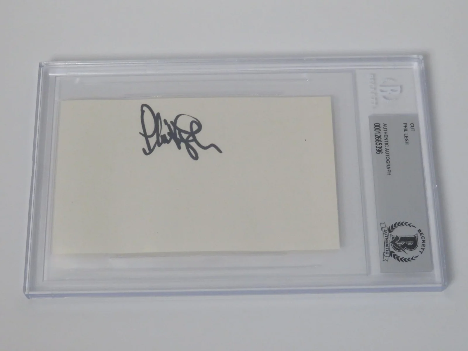 Jerry Garcia GRATEFUL DEAD Signed Autograph Auto 3x5 Set by All 5 Slab BAS JSA, image 5