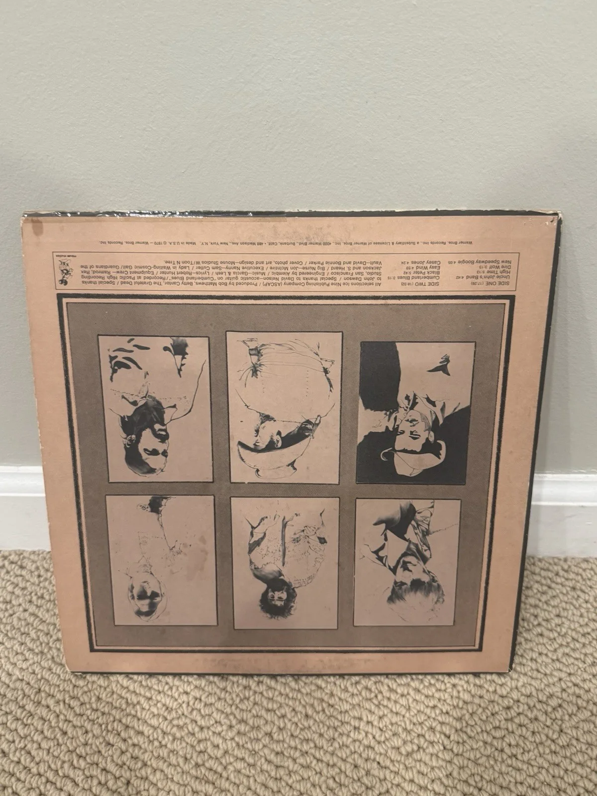 Bob Weir Signed Grateful Dead “Workingman’s Dead” Vinyl Album Cover Autographed, изображение 5