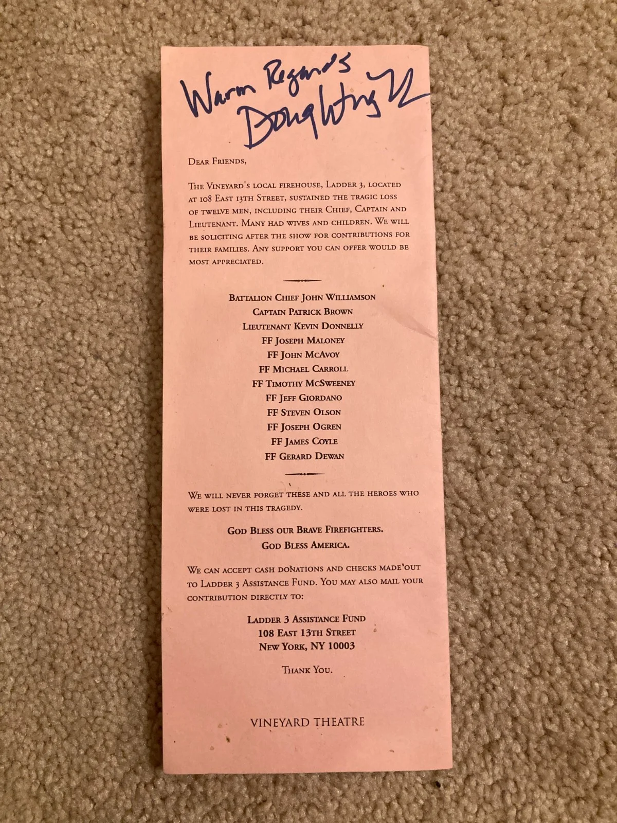 Michi Barall, Henry Stram, Reg Rogers, Leslie Lyles Darren Pettie — Michi Barall Henry Stram Reg Rogers Wright Cast Signed Unwrap Your Candy Program, image 2
