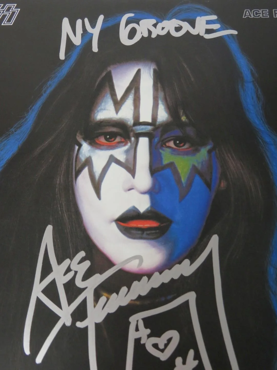Ace Frehley KISS Signed Autograph Auto "KISS Solo: 1978 S/T" Album Vinyl LP JSA, изображение 3